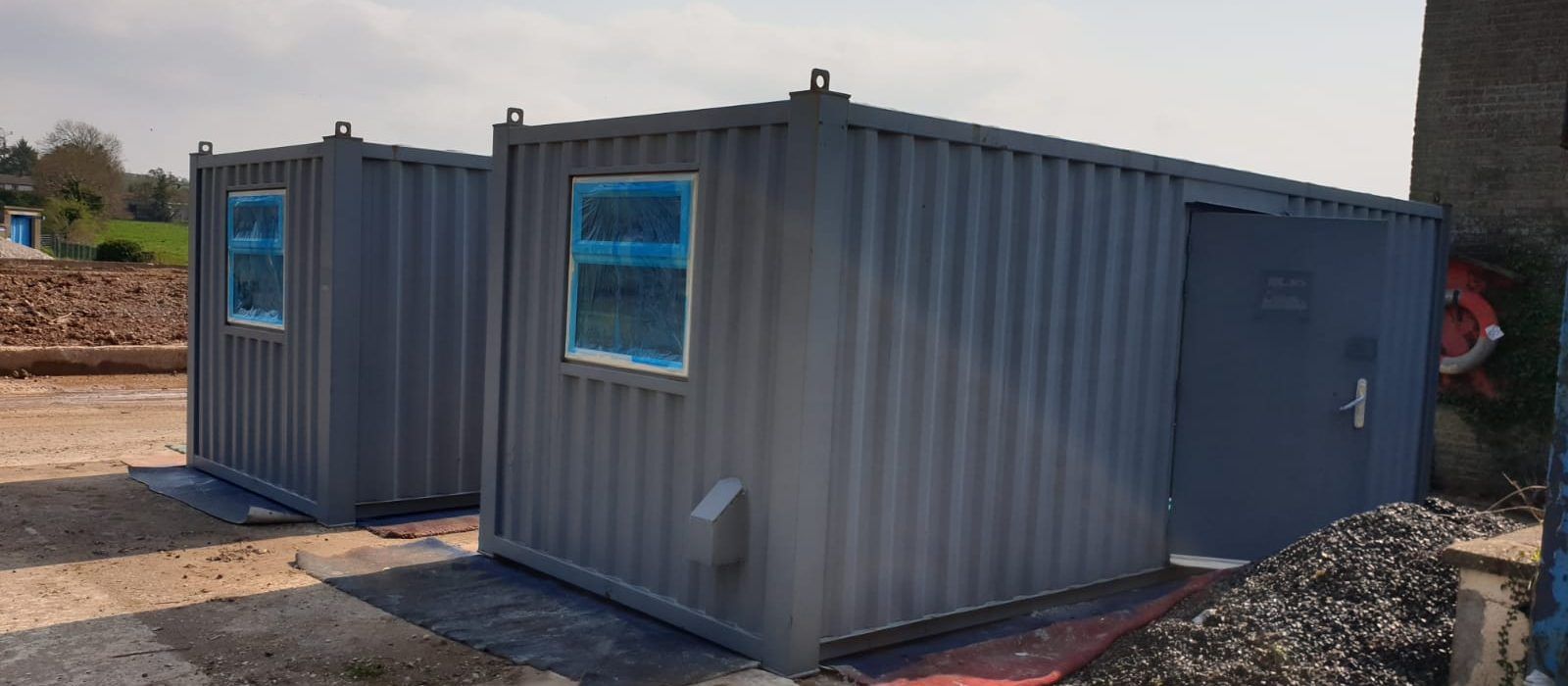 Container units after refurbishment